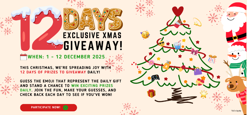 12 Days Exclusive Christmas Giveaway!